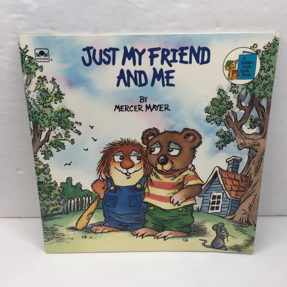Vintage Lot 2 Kids Books Little Critter Just Me And My Mom Just My Friend And Me - Picture 2 of 12